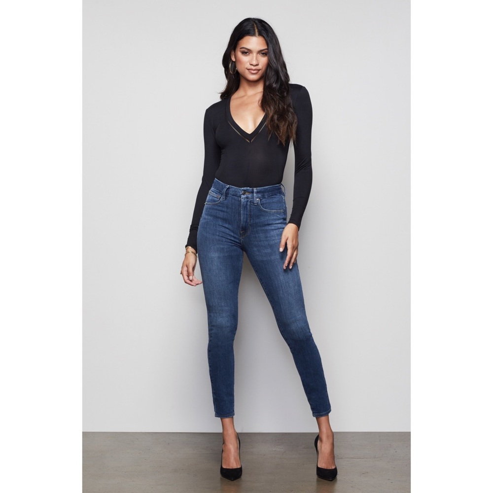 GOOD AMERICAN skinny jeans | good legs blue 265
